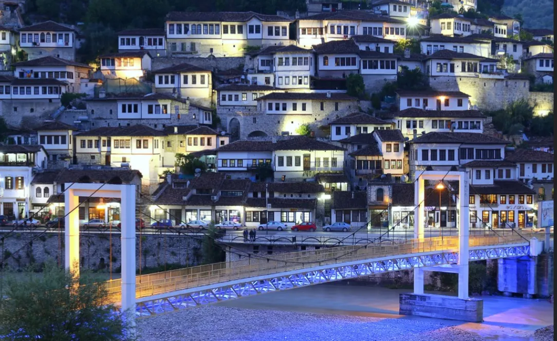 The thousand-window Ottoman houses of Berat climbing the hillside